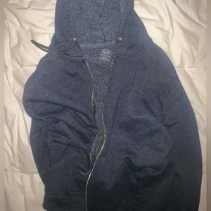 Grey zip up hoodie Fruit of the Loom